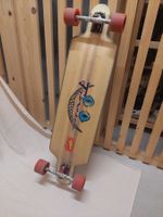Fibretec Longboard / Downhill - mit Grinsekatze auf Base