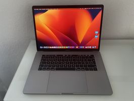 APPLE MacBook Pro (15") mit Touch Bar, 16GB RAM, 1TB-SSD