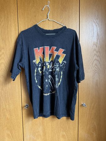 Maglietta KISS tg. M, 100% cotone, vintage