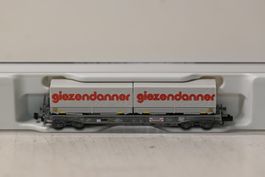 Einheitstaschenwagen  Giezendanner HUPAC Fleischmann Sp N