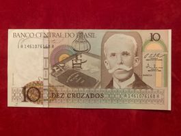 BRAZIL - 10 Cruzados 1987 - Vorzüglich / Superbe