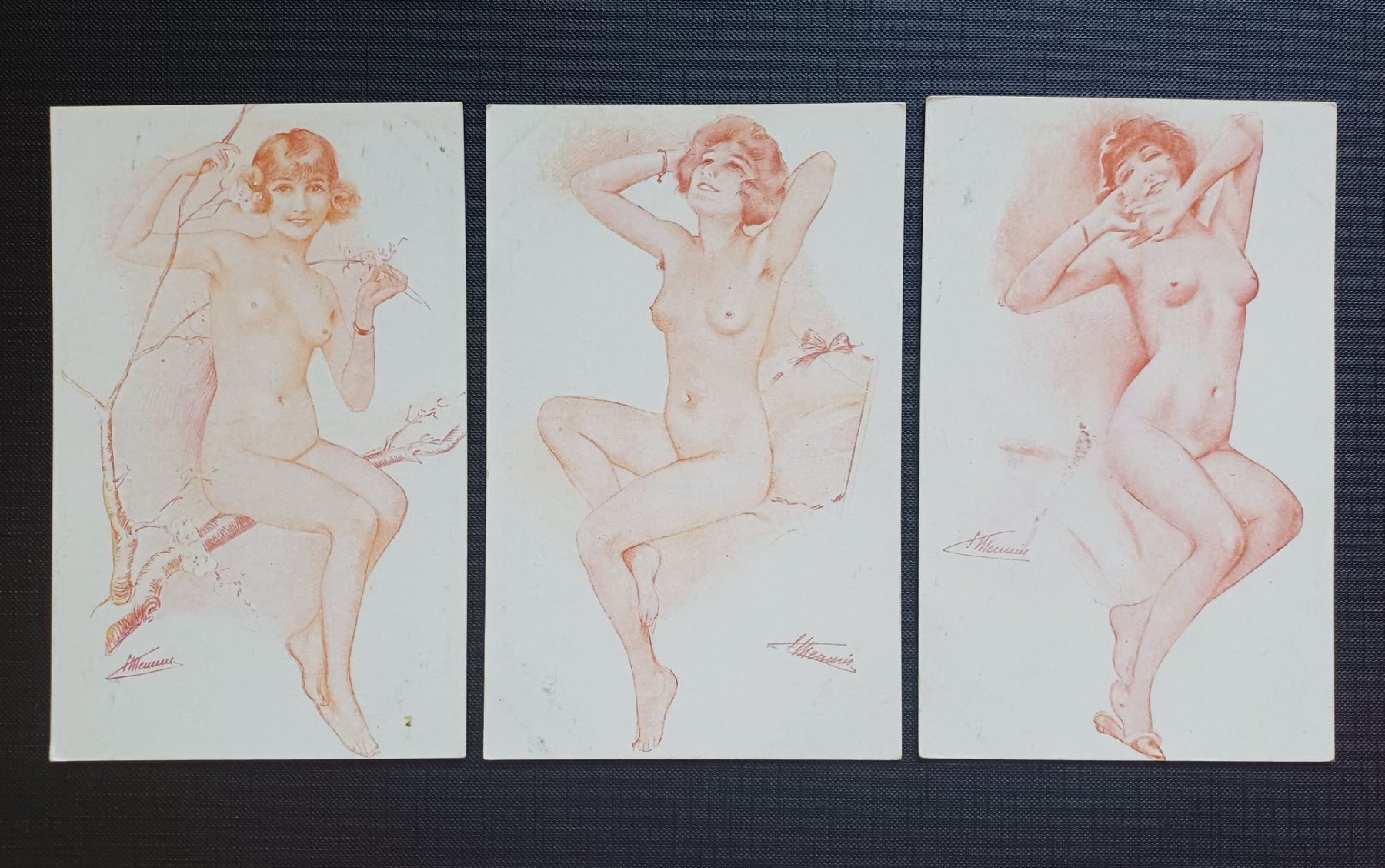 Cartoline postali: Lot EROTIKA AK,s Erotik – Usato da Brittnau venduto da simionius