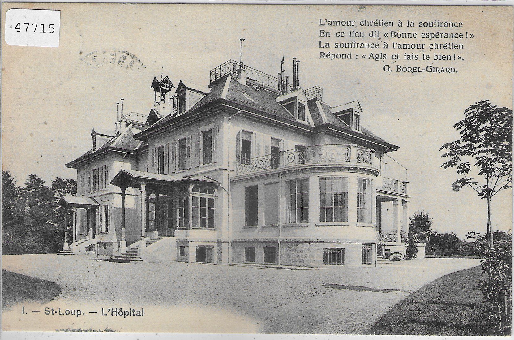 Cartoline postali: St. Loup - L'Hopital – Usato da Ettingen venduto da Kartenplanet