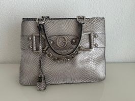 Guess Handtasche - Silber mit Schlangenmuster