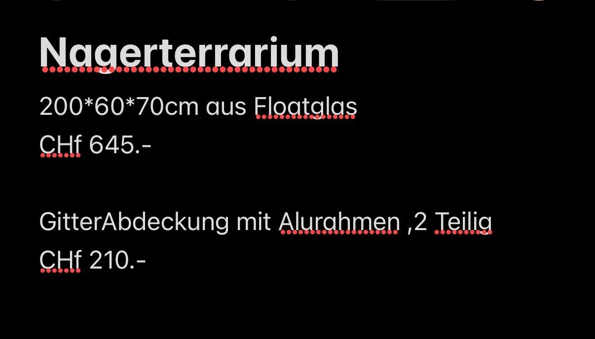 Acquari: Aquarium Anfertigung – Nuovo e nell'imballaggio originale da Zofingen venduto da K-Linedesign 9
