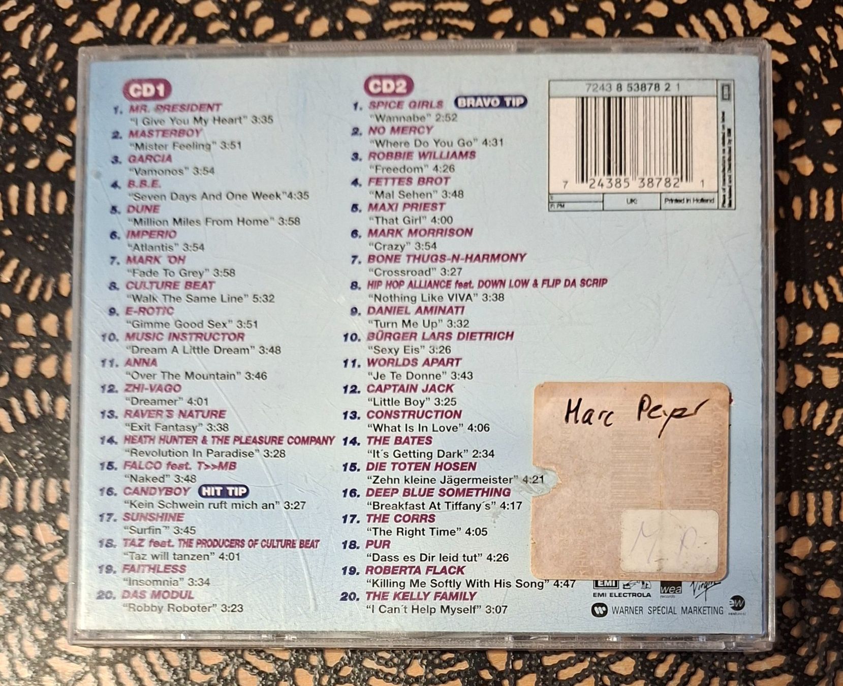 CD: Bravo Hits 14, Doppel CD, 1996, 2CD Hit Compilation, Sampler – Usato da Amriswil venduto da Celini3 1