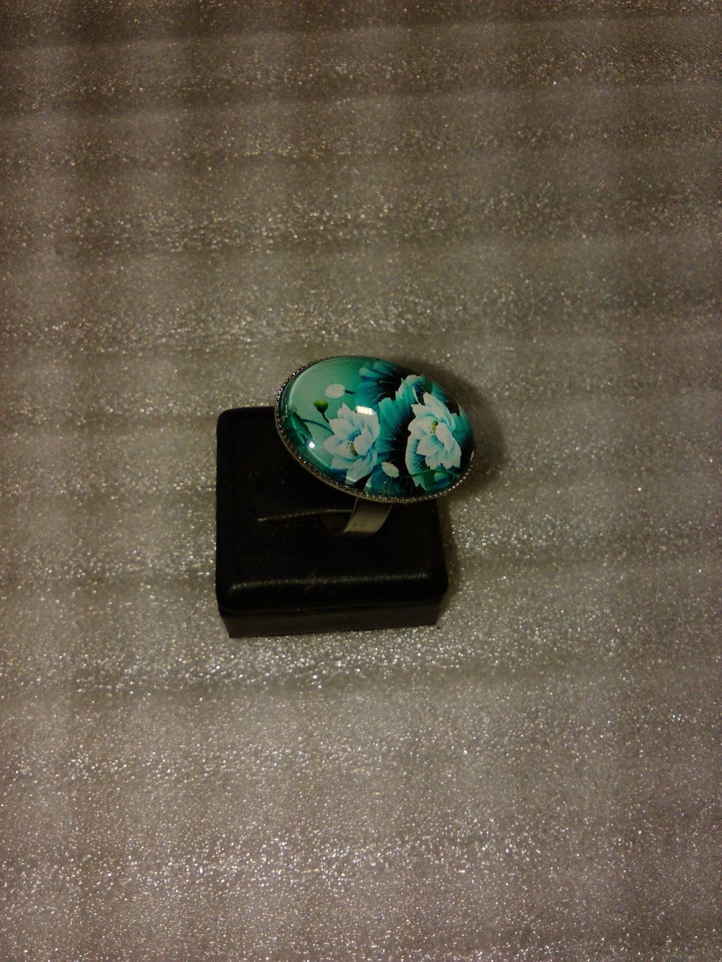 Anelli: ring edelsthal,,mit blumen,,,glanzig – Nuovo (secondo la descrizione) da Basel venduto da bijoutrie_4 2