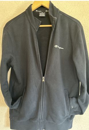 Sweat Champion zippé noir taille M bon état