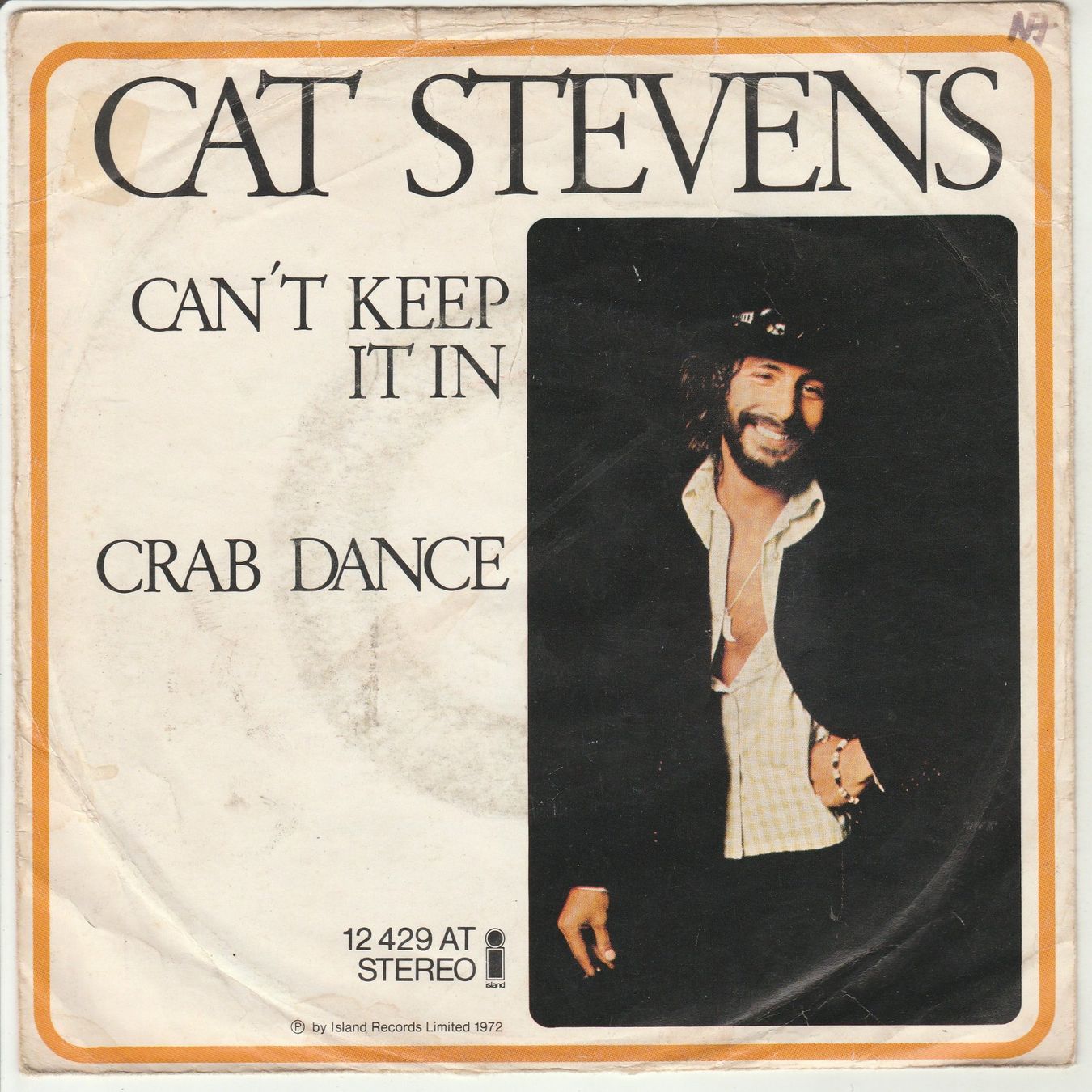 Dischi in vinile: Cat Stevens - Can't keep it in 7" Vinyl 1972 – Usato da Tübach venduto da JamesStone