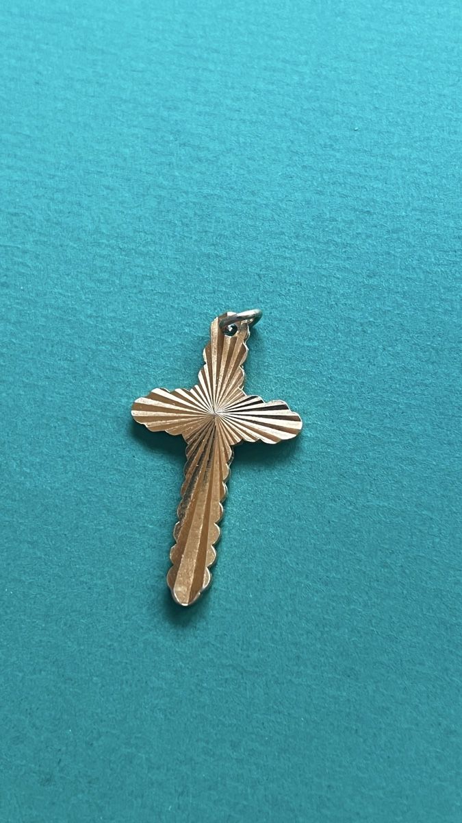 Ciondoli: Mega Schone Vergoldet Kreuz  – Usato da Laufen venduto da Trendmarket 1