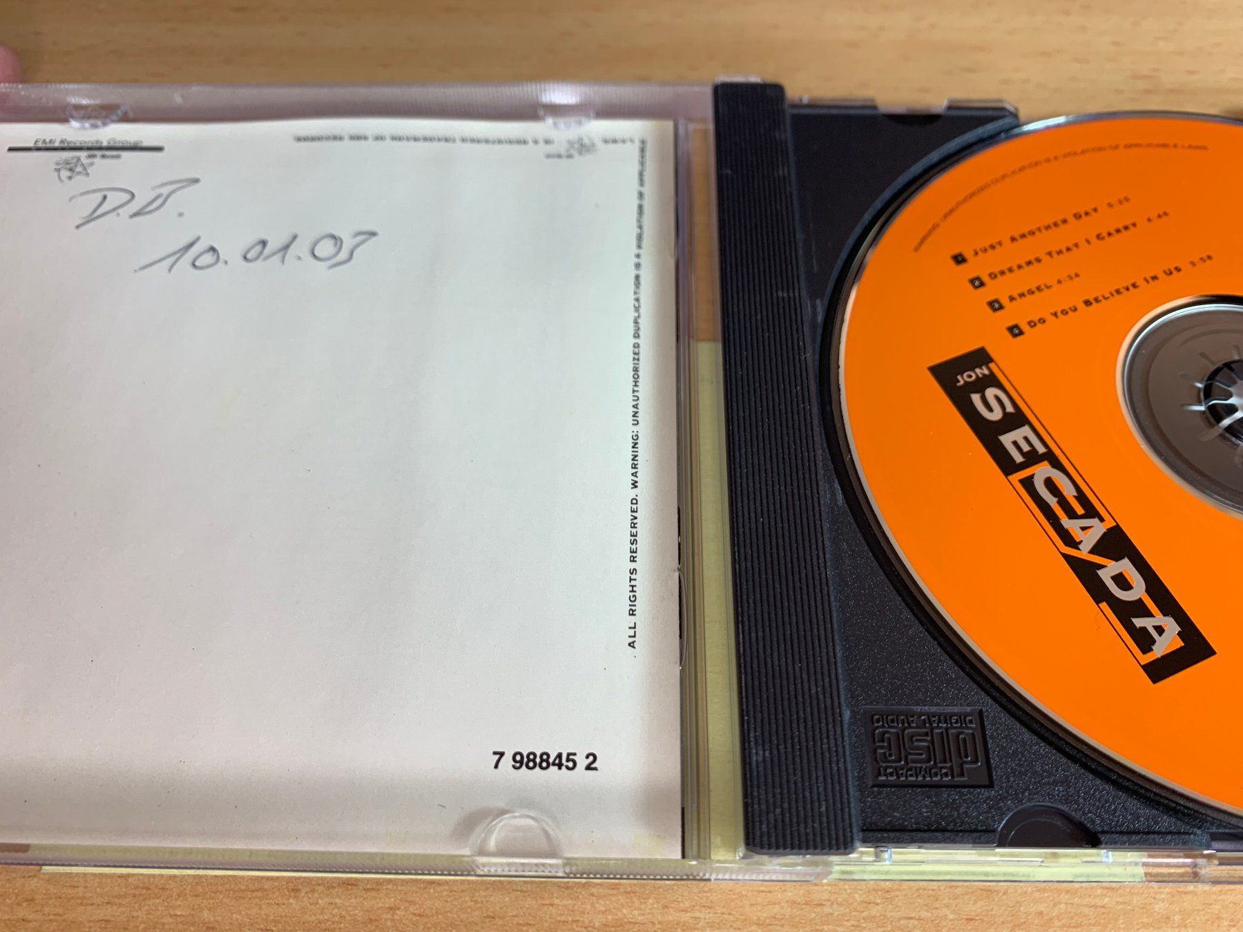 CD: Jon Secada – Jon Secada – Usato da Rikon im Tösstal venduto da Alpenmutz 2