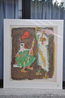 Alois Carigiet - Original Litho - Kos, Spinnerin mit Amphore