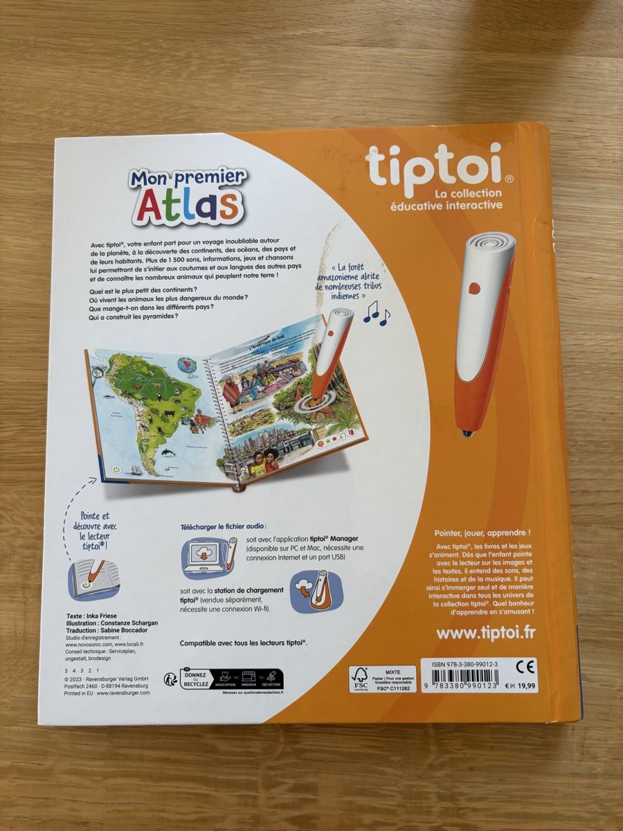 Livres: Tiptoi mon premier atlas  – D'occasion à Kriens par aloha19 1