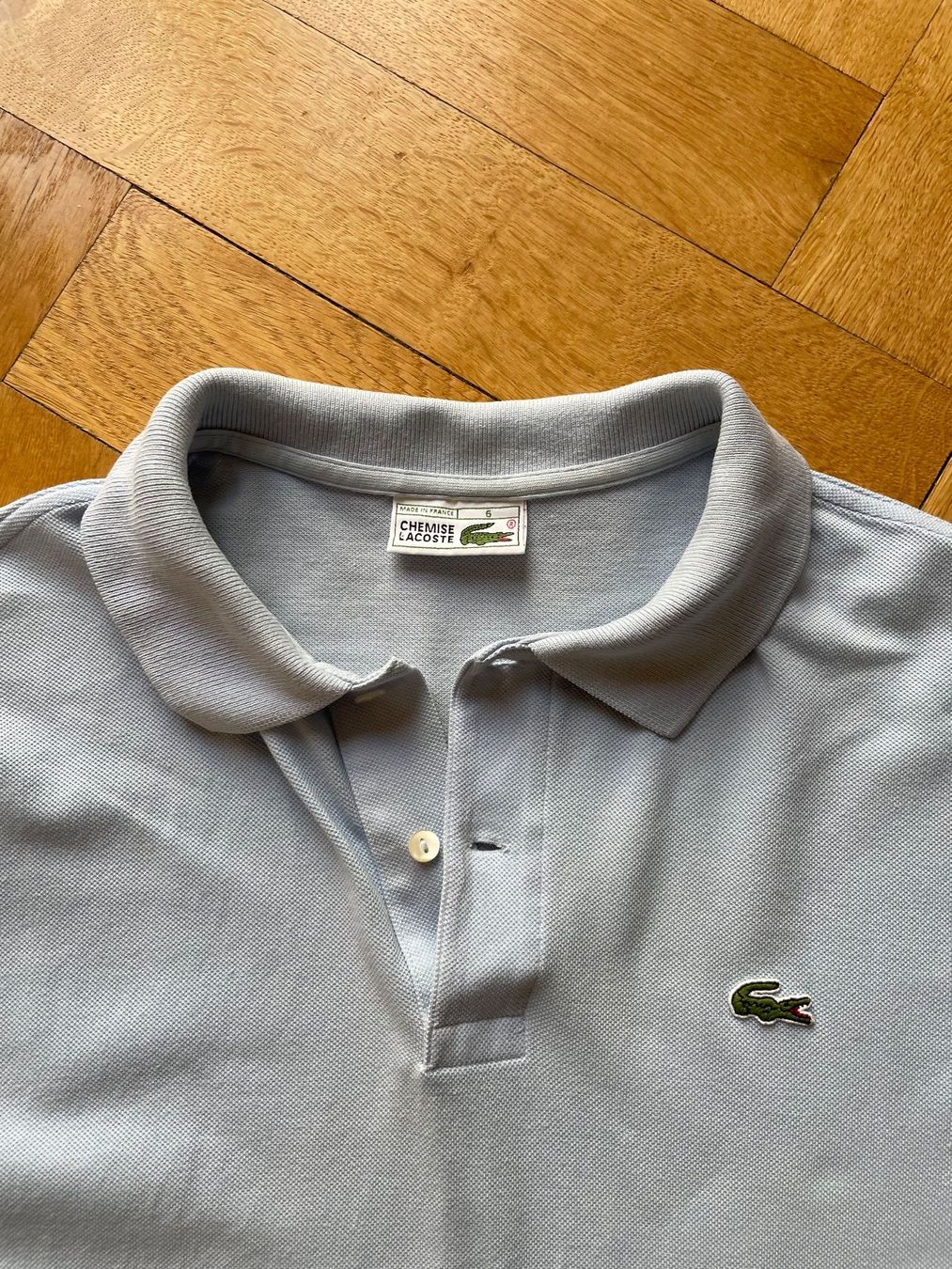 Lacoste Magliette Polo: Polo Lacoste taille 6, bleu ciel – Usato da Lausanne venduto da Elpi2014 2