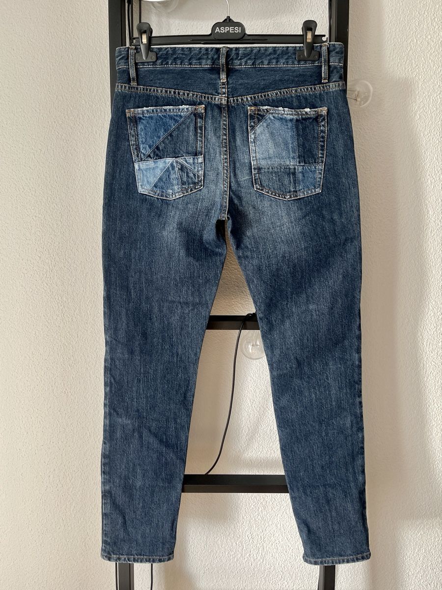 Isabel Marant Jeans: ISABEL MARANT ÉTOILE Patchwork Denim Jeans GR. 38  LP 350,- – Usato da Zürich venduto da Recode.Fashion 6