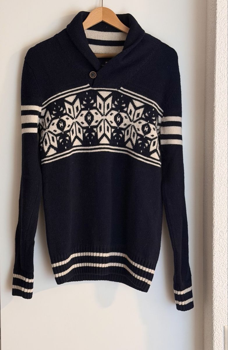 Paul Kehl Pulls & Sweat-shirts: Paul Kehl Strickpullover blau Wolle Grösse S  – D'occasion à Elsau par ivyfashion