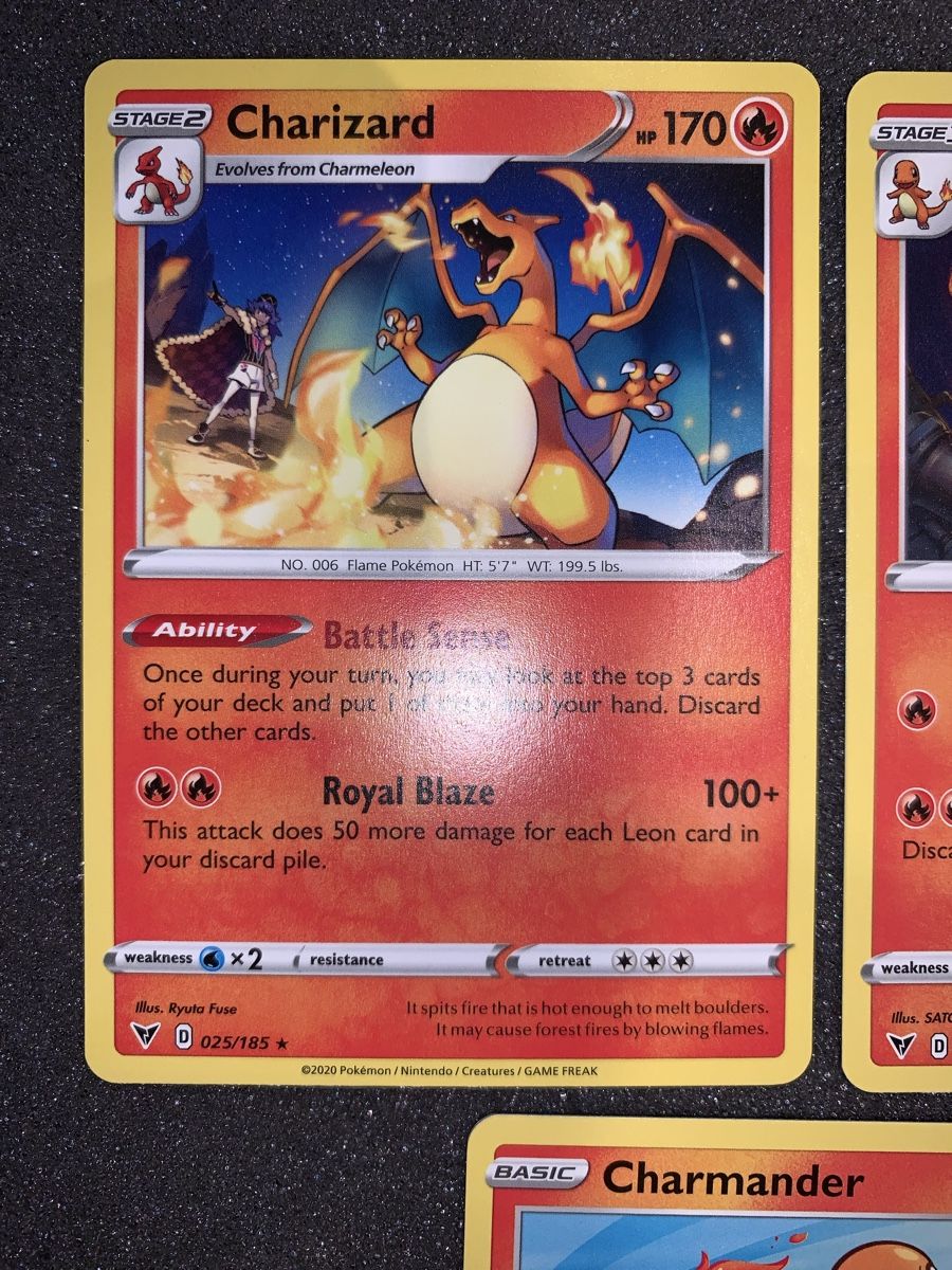 Pokémon Carte collezionabili: Ab 1.- Charizard Charmeleon Charmander set – Usato da Bironico venduto da ars_z6lb 2
