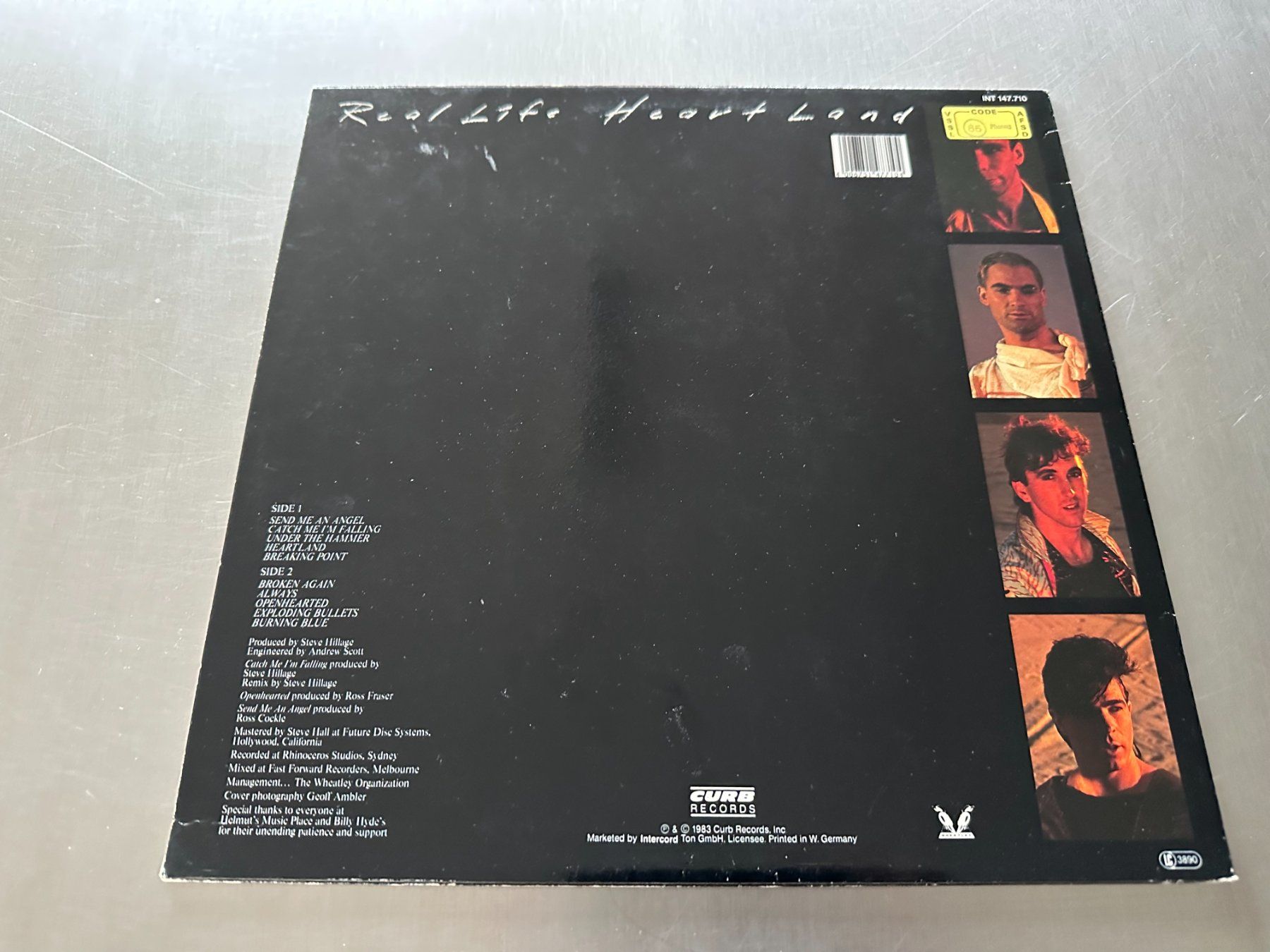 Dischi in vinile: REAL LIFE LP HEART LAND – Usato da Sion venduto da jaipur1401 2
