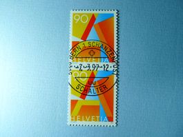 1997 Einzelausgabe A-Post 887 B ET Vollstempel Schanzenpost