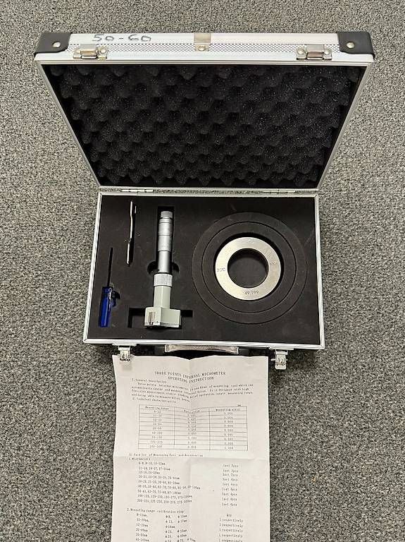 Messen: 3-Punkt-Innenmikrometer 50-60mm mit Einstellring – Gebraucht aus Habsburg von kiplo