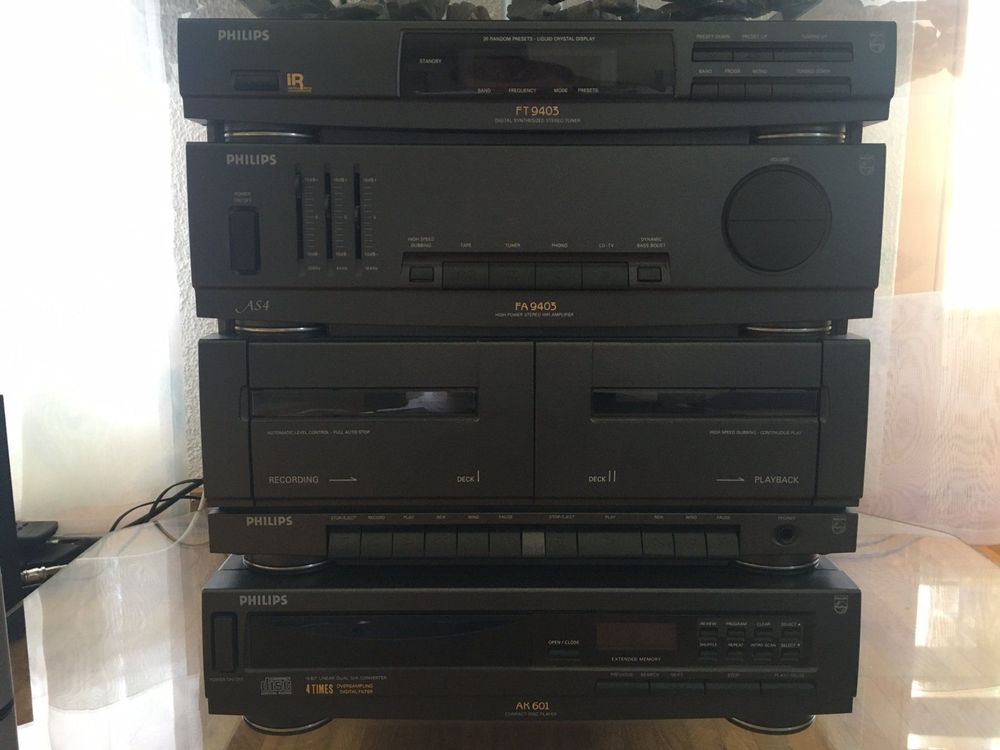 Philips HifiAnlage AS 9403 mit Kassette & CDPlayer AK 601 Kaufen