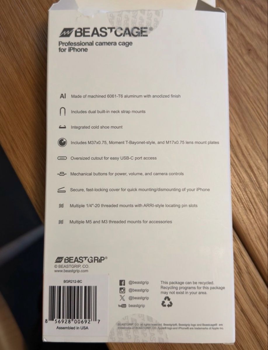 Covers & Schutzfolien: BEAST CAGE fürs Iphone 17pro max – Neu (gemäss Beschreibung) aus Winterthur von good_stuff_marketing 2