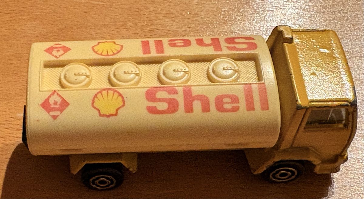 Majorette Modellautos: Camion citerne Ford Shell Majorette jaune, miniature – Gebraucht aus Carouge GE von irma016