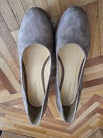 Escarpins cuir beige/gris 39