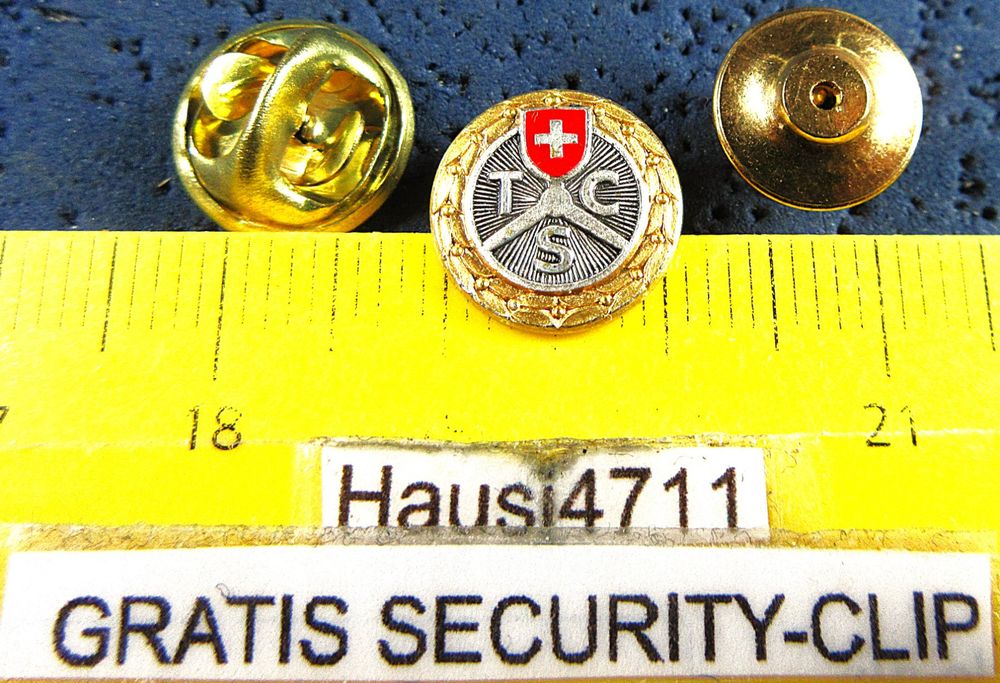 TCS SCHWEIZ SCHMUCK-PIN KLEIN GEPRÄGT AUTO MOTO (Gebraucht) in Ettingen ...