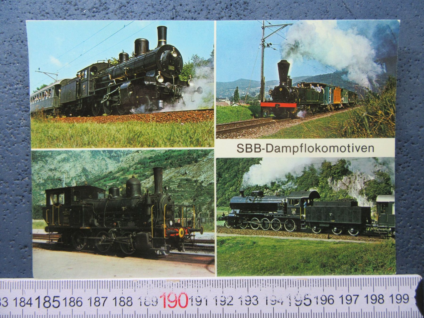 Cartoline postali: SBB DAMPFLOKOMOTIVEN B3/4 Ec2/5 E 3/3 C5/6 – Usato da Ettingen venduto da Hausi4711