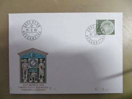 Brief FDC Dauermarke Fr. 3.50 1980