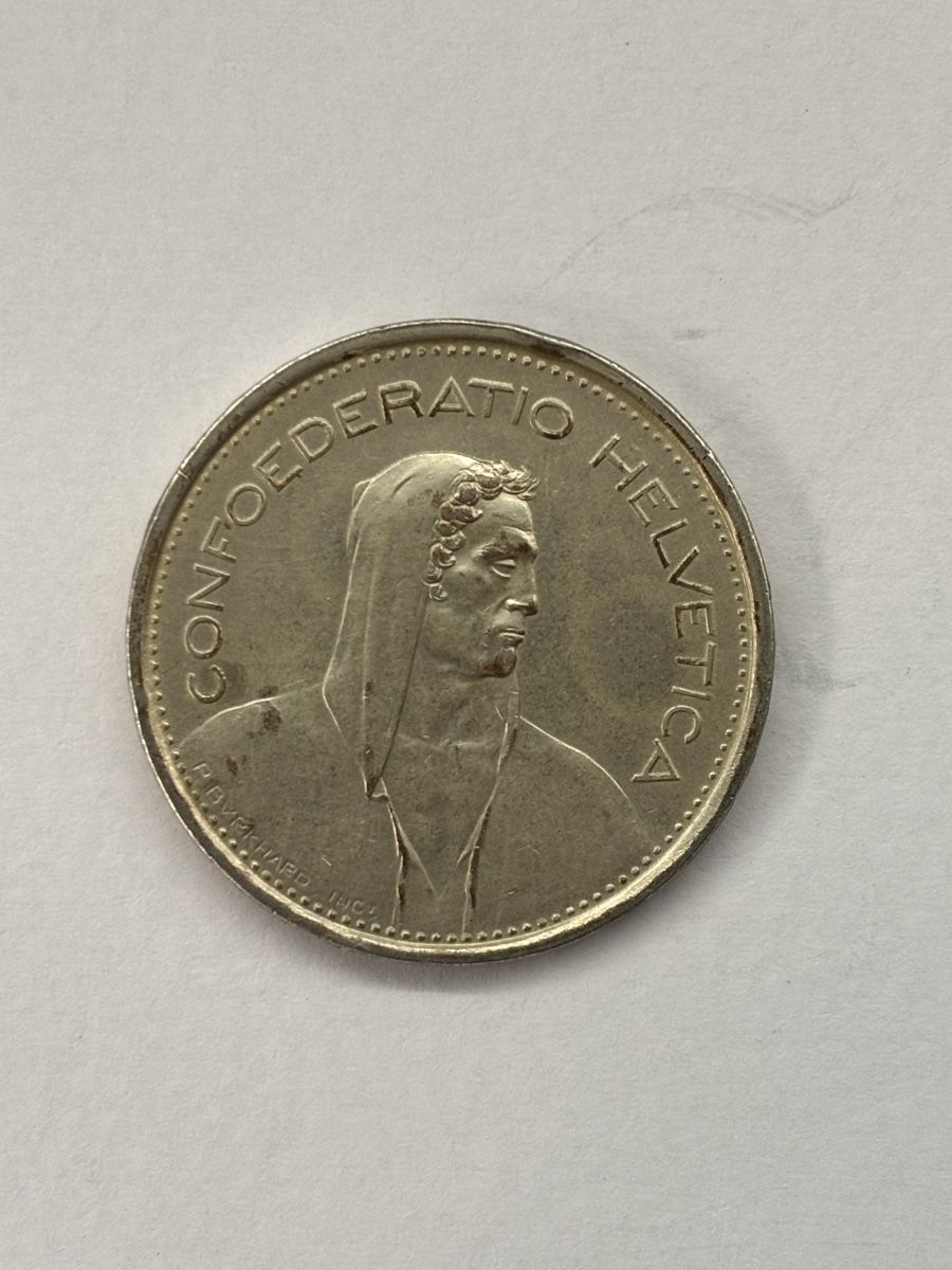 Alle Münzen: 5chf argent 1967 – Gebraucht aus Châtelaine von Cartoon19 1