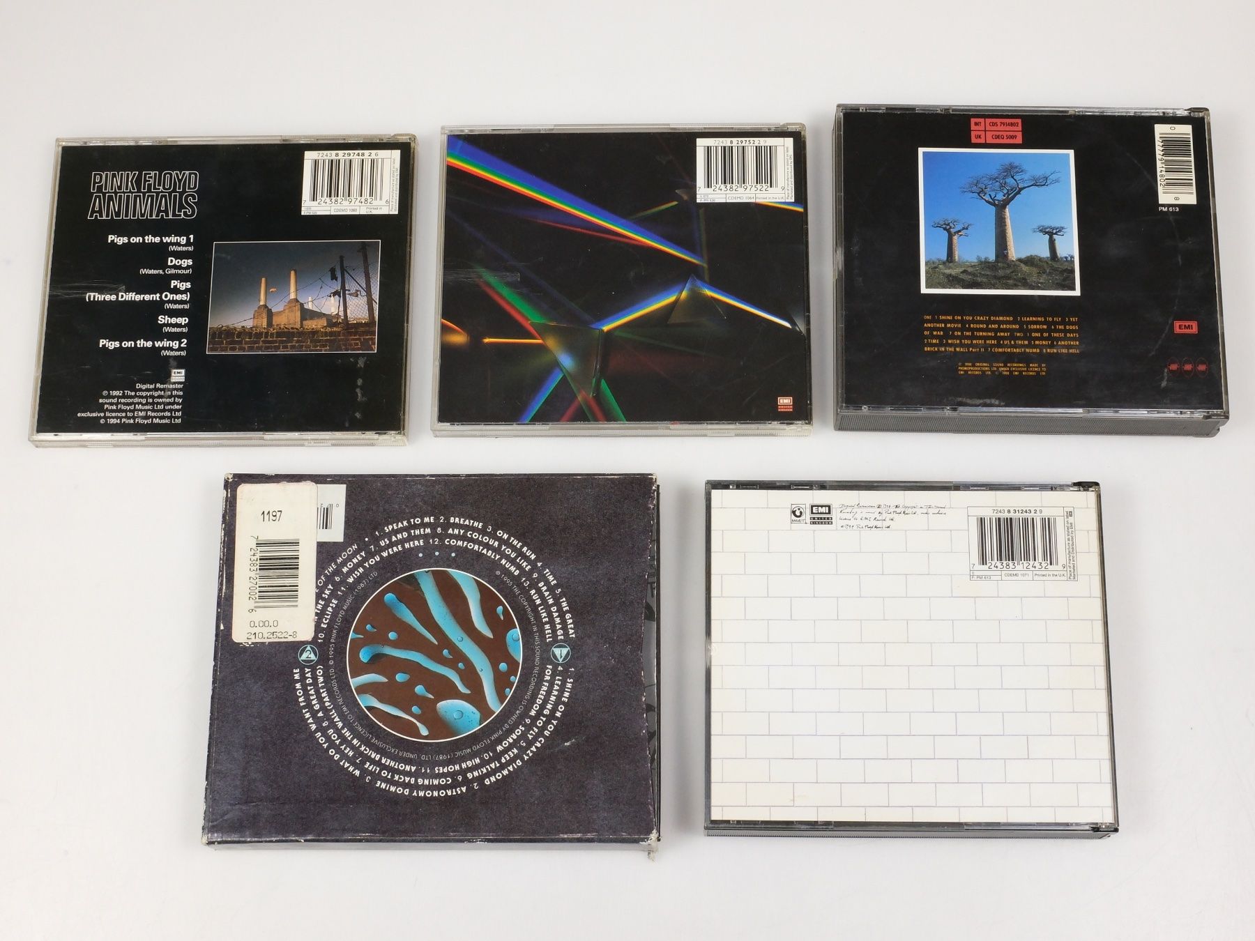 CD: PINK FLOYD (5 CDs) – Usato da Lobsigen venduto da Markus_Haenggi_Bern 1