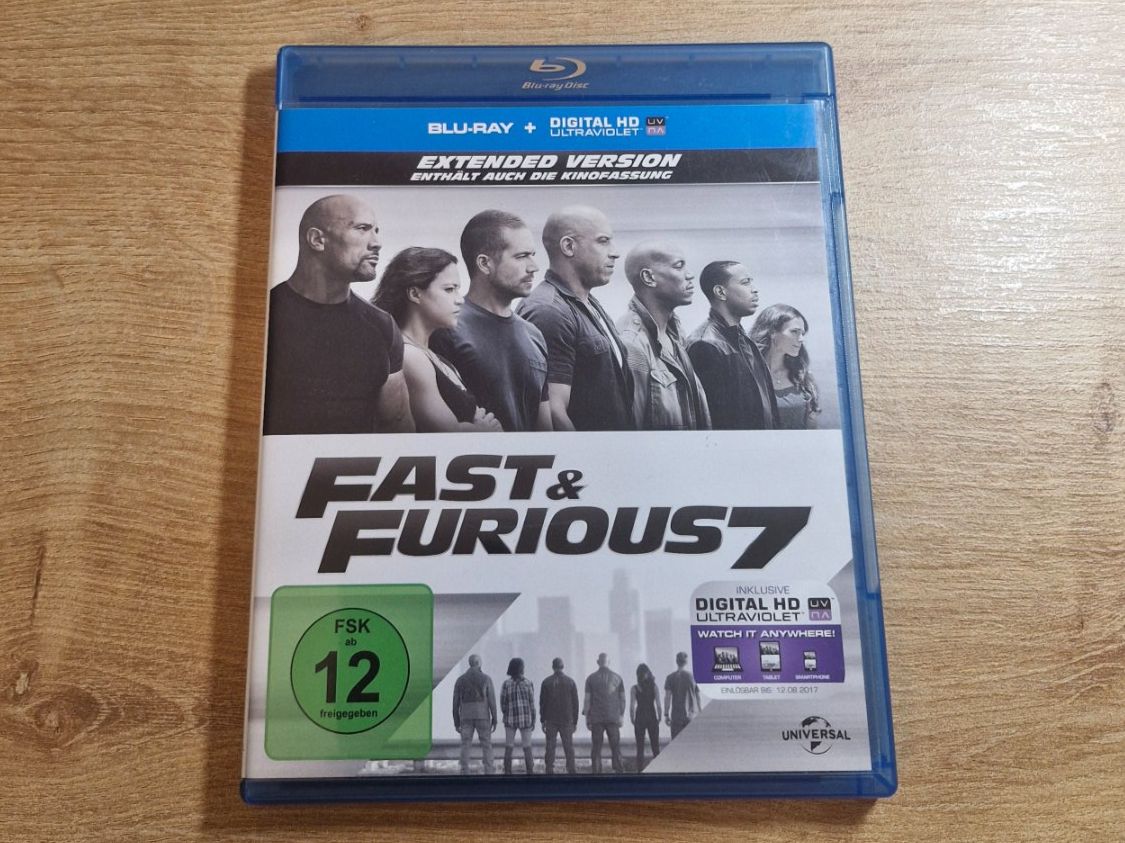 Tutti i DVDs: Fast & Furious 7 (2015) Bluray – Usato da Pfungen venduto da Whitie
