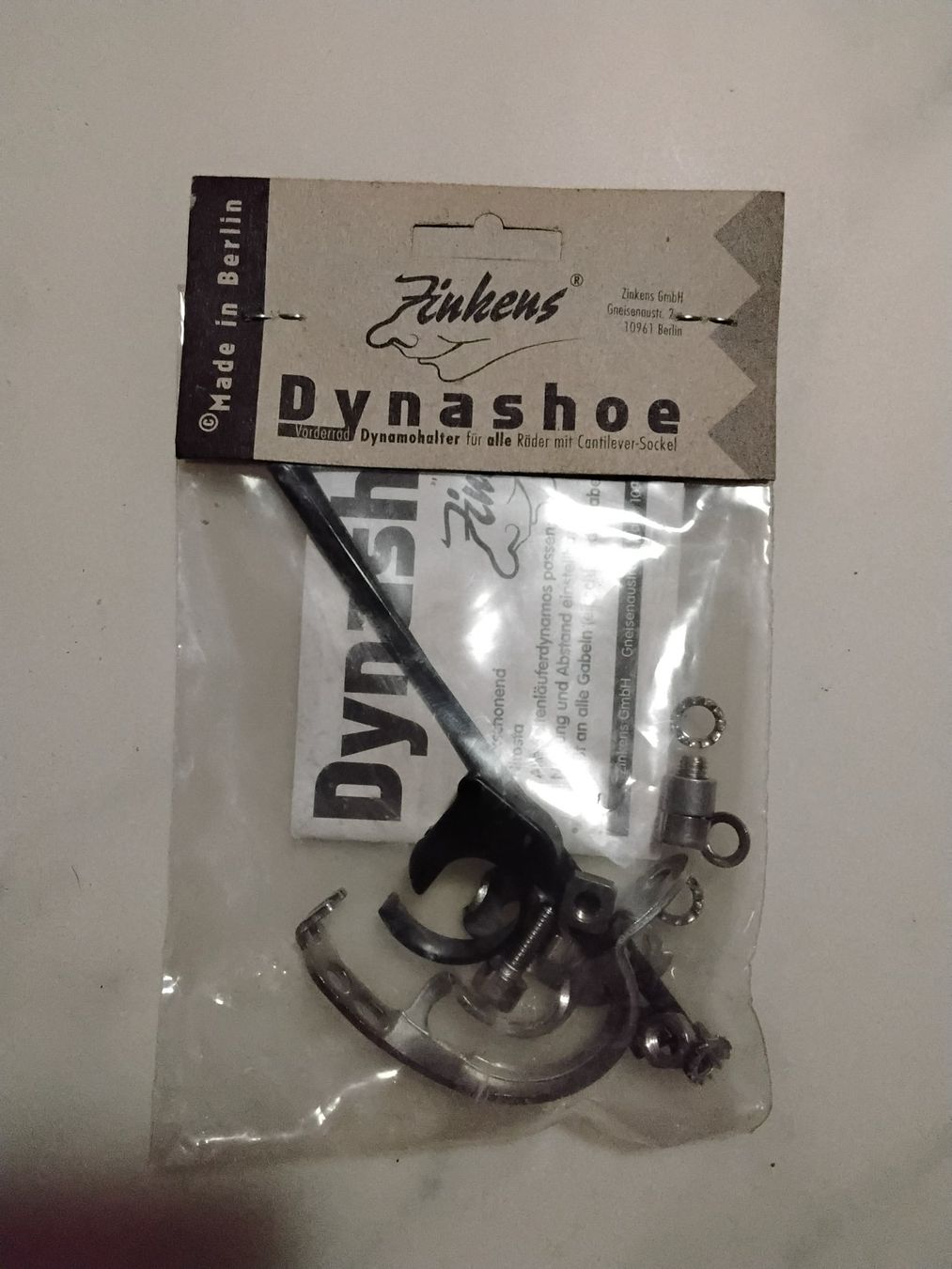Ersatzteile: Dynamohalterung Zinkens Dynashoe – Neu und originalverpackt aus Lohn-Ammannsegg von Ricarda72 1