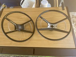 2 Lenkräder Volvo Oldtimer schwarz gebraucht original
