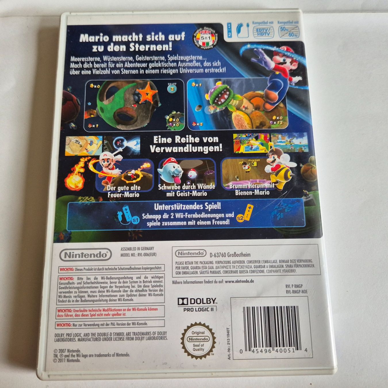 Nintendo Spiele: Super Mario Galaxy - Wii – Gebraucht aus Zürich von Mephisto87 1