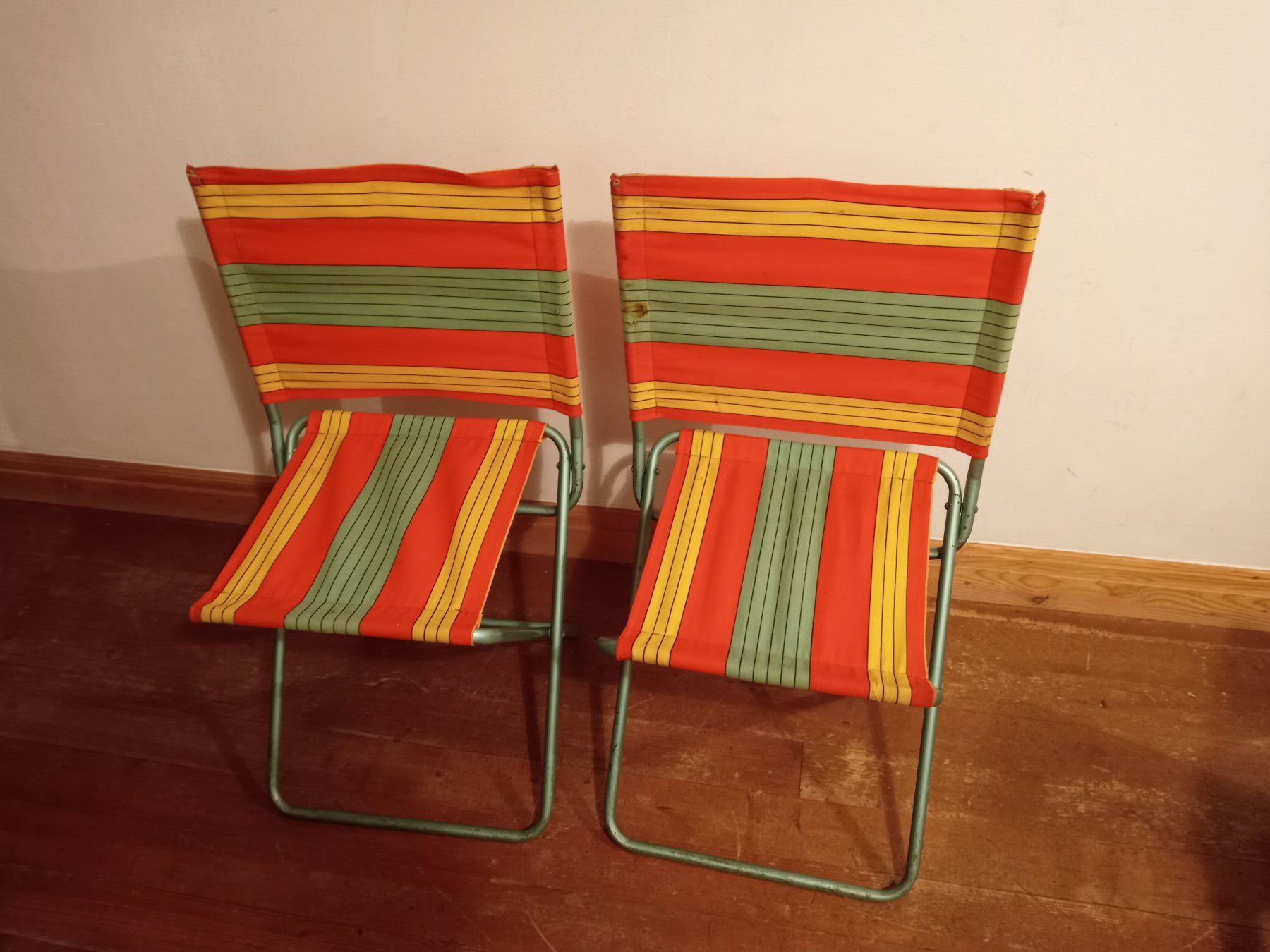 Sedie: 2x Camping-Stuhl  Klappstuhl vintage – Usato da Prez-vers-Siviriez venduto da Monija70 1