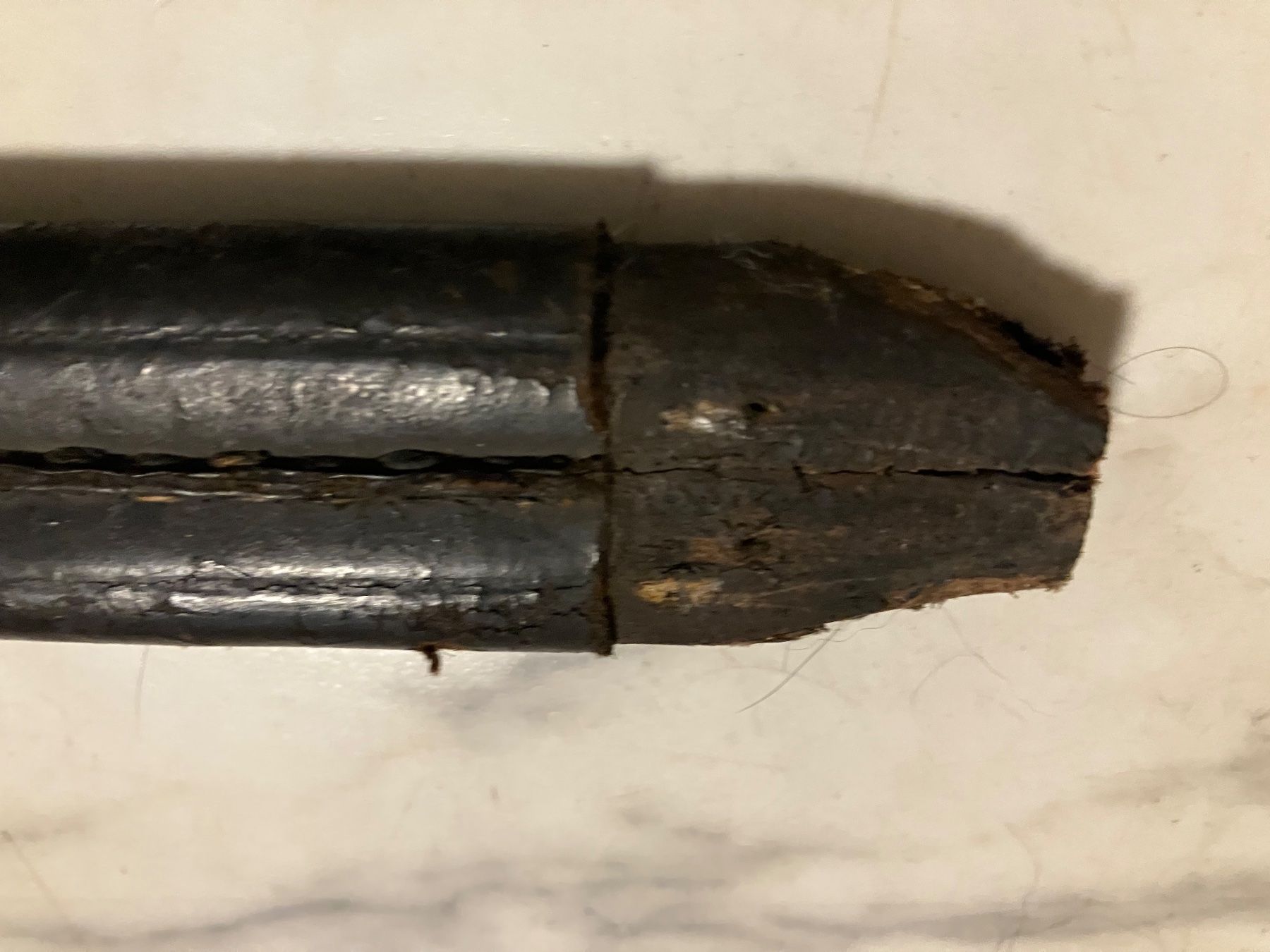 Schweizer Armee Armi bianche: Bajonett mit Scheide militärisch 47cm Klinge alt – Usato da Balterswil venduto da Erbsli77 2