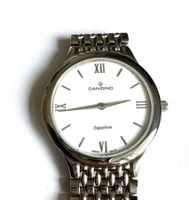 Candino Armbanduhr ultraflach mit Metallband