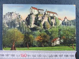 SCHLOSS BURG BEI RODERSDORF 1917 LEICHT BESTOSSEN SO AK