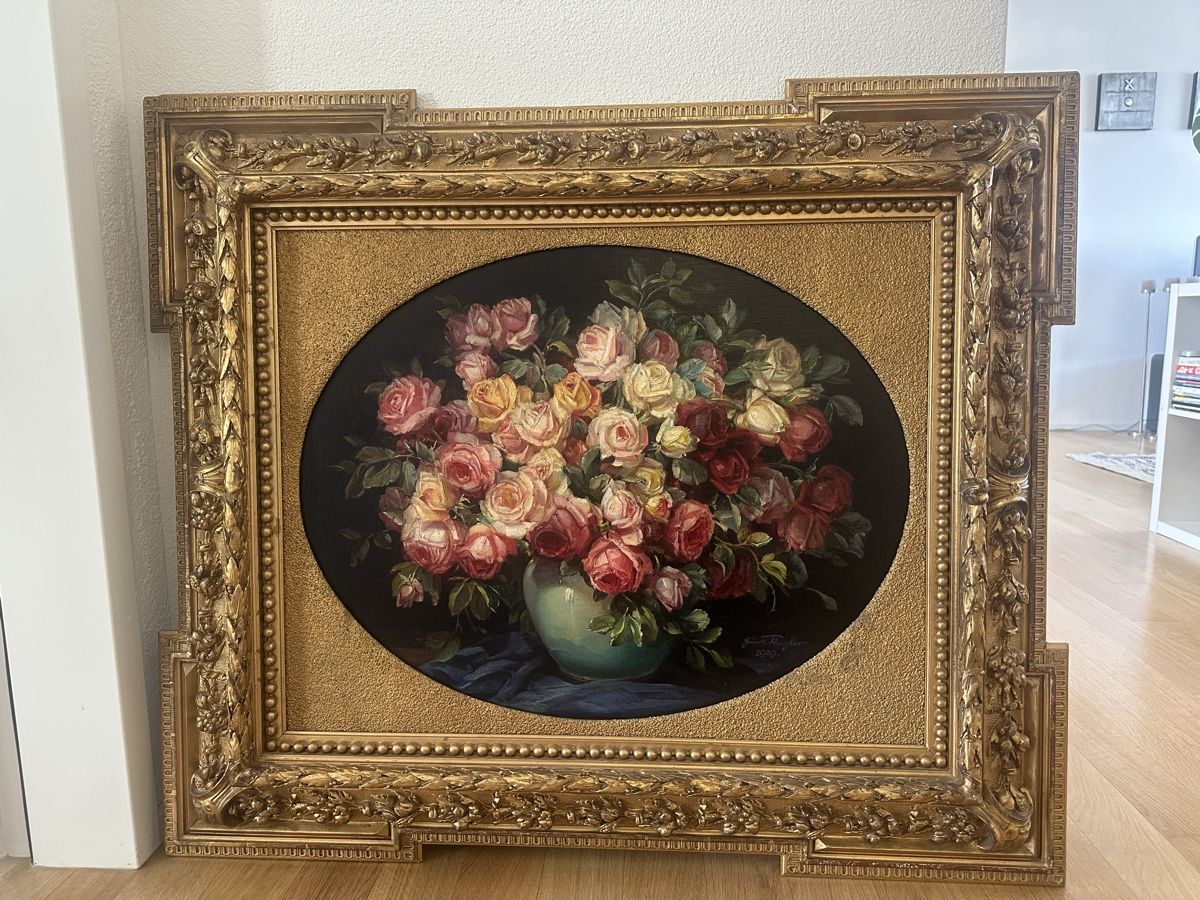 Dipinti: Rose Painting from 1929 – Usato da Dübendorf venduto da reb_b67f