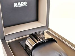 Rado Ceramica Diamant Uhr - Swiss Made, 4 Diamanten 0.026ct!