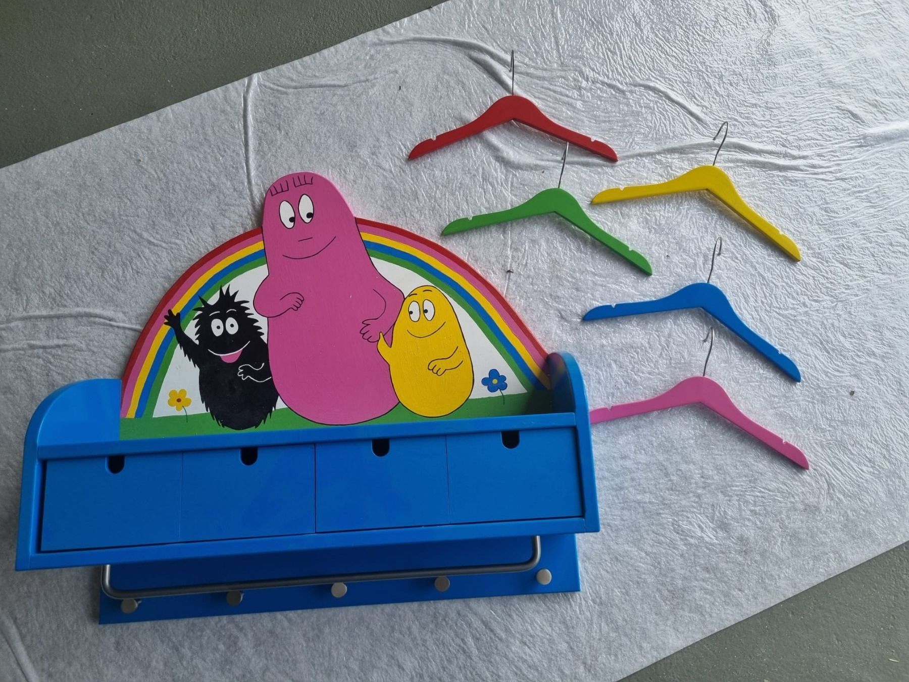 Garderobe: coole Kindergardarobe Barbapapa – Gebraucht aus Rothenfluh von Sawi80 1