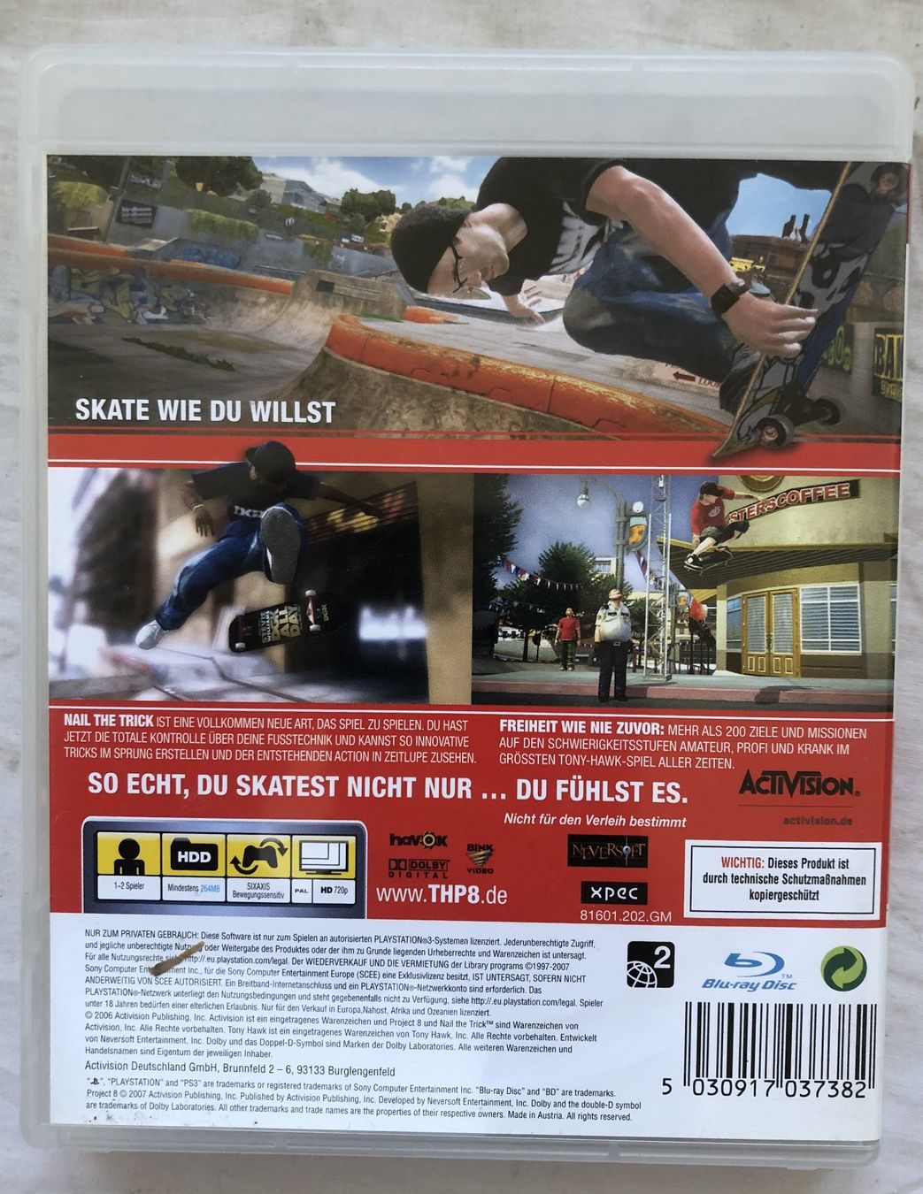 Giochi: PS3 - Tony Hawk's - Project 8 – Usato da Schaffhausen venduto da durruti 2