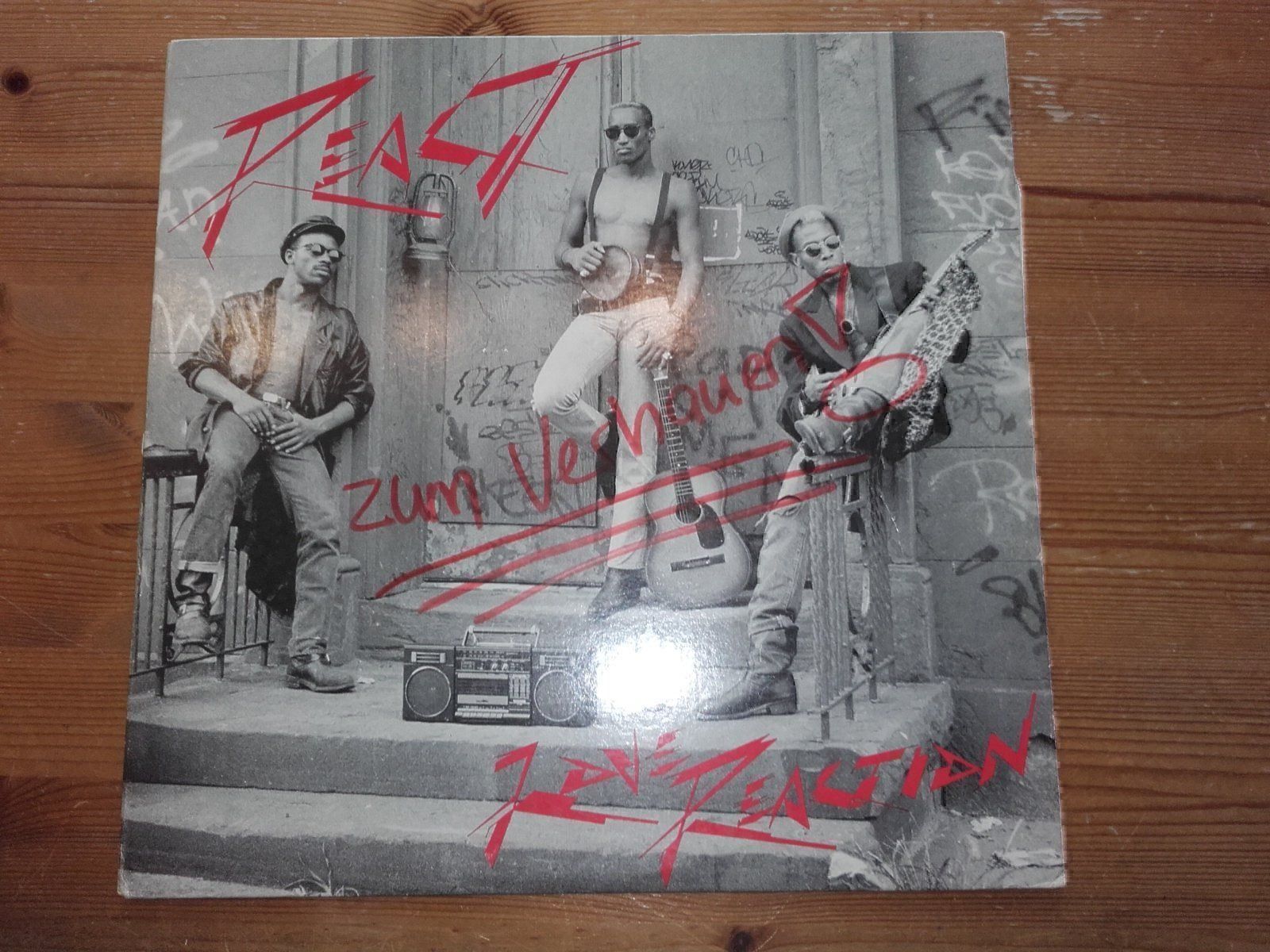 Dischi in vinile: React "Love Reaction" rare House LP 1987 – Usato da Sempach venduto da Allmusic