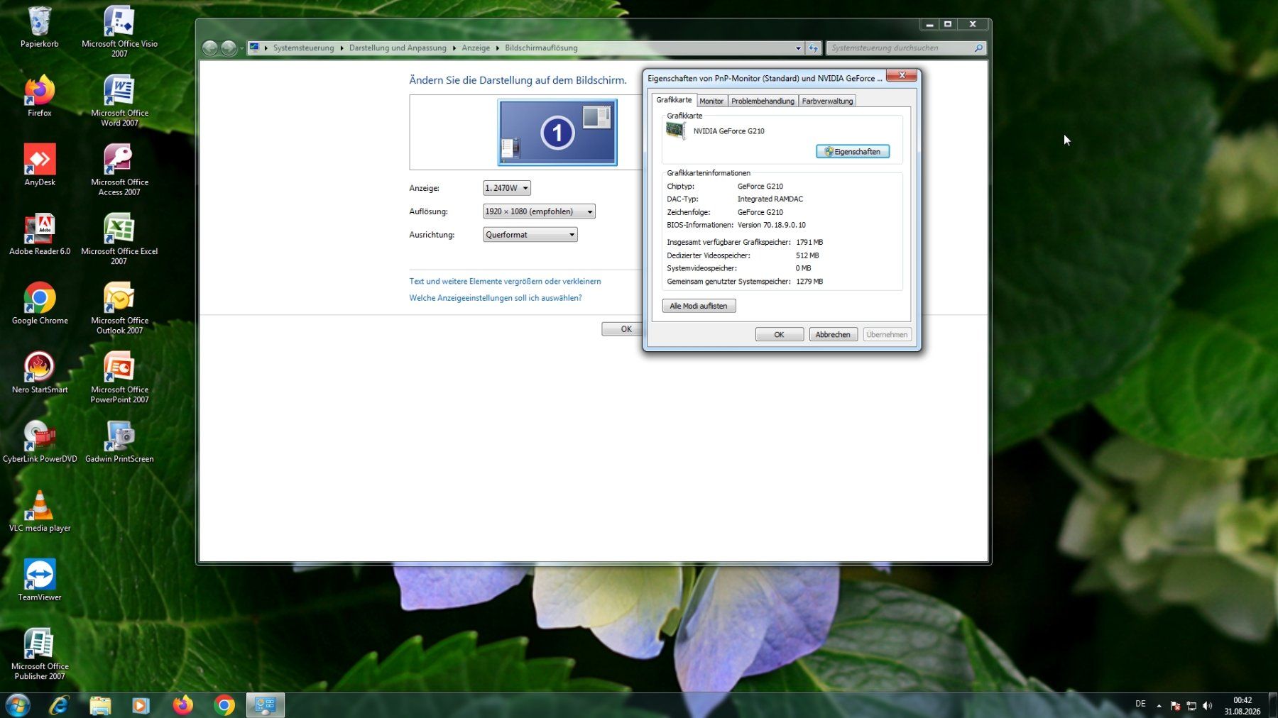 Hewlett Packard PCs: HP-Pavilio m9364 PC mit Windows 7-Office 2007 – Gebraucht aus MAGDEN von GoldenEagle2020 5
