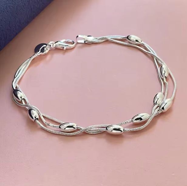 Bracciali & Braccialetti: Elegantes Armband, 925 versilbert – Nuovo (secondo la descrizione) da Grenchen venduto da maretop 1
