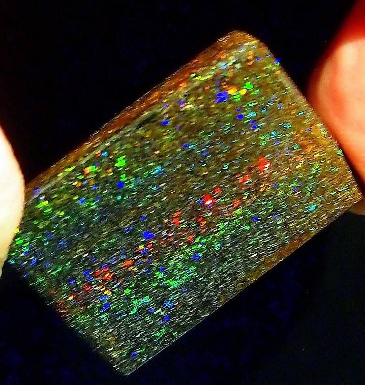 Pietre preziose: 51,2 CT. Andamooka-Opal. selten starke Farbfunken – Nuovo e nell'imballaggio originale da Reinach BL venduto da Marcopal 2