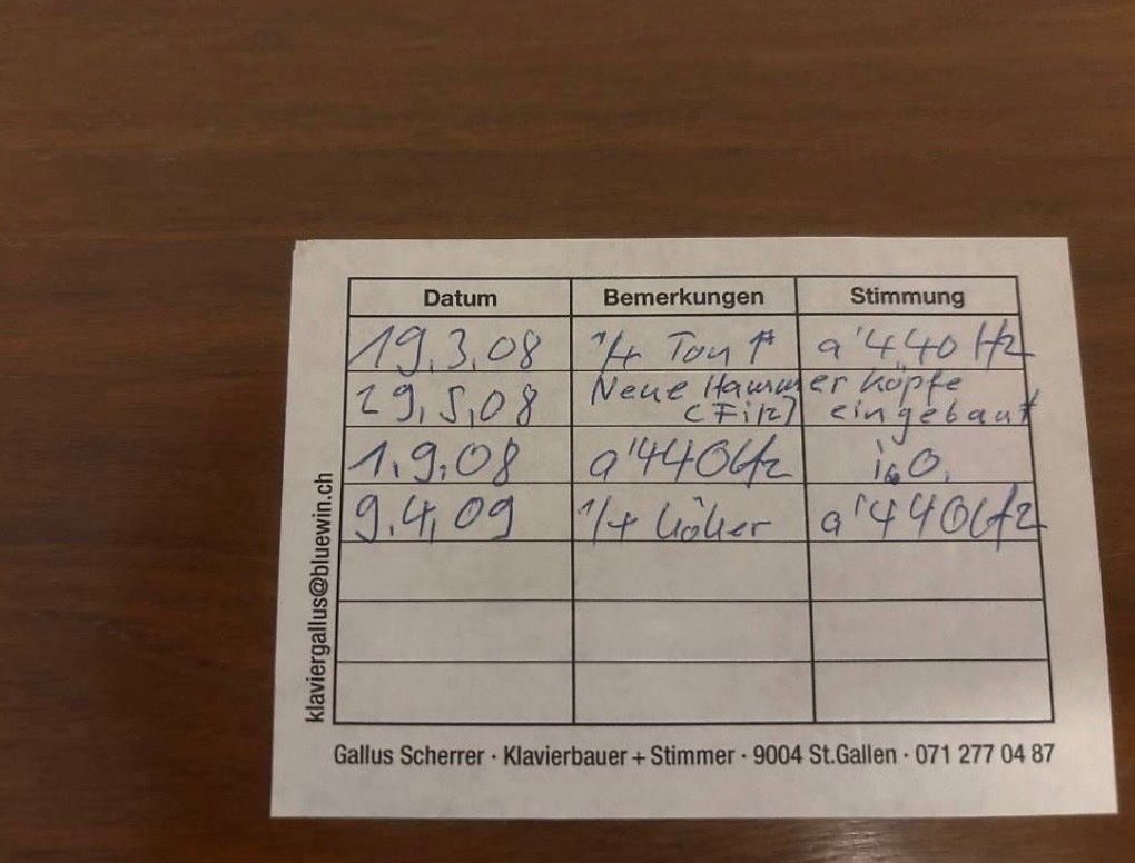 Musikinstrumente: Klavier – Gebraucht aus Arbon von yeb_5tcf 3